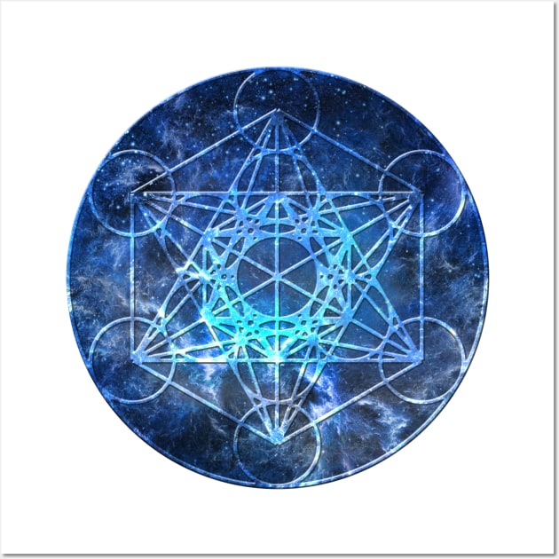 Metatron Cube Wall Art by nnorbi